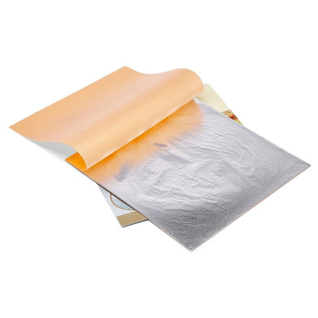 PEBEO BOOKLET OF 12 GILDING SHEETS - SILVER