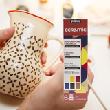 Pebeo Ceramic Paint Initiation Set - 6X20ml