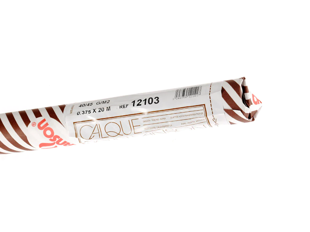 CANSON TRACING PAPER ROLL 40/45G 0.375X20 M