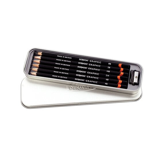 Derwent Graphic Pencils 6 Tin