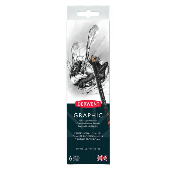 Derwent Graphic Pencils 6 Tin