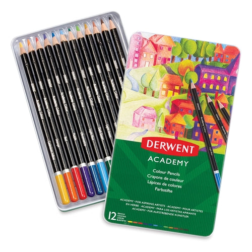 Derwent Academy Colour Pencils 12 Pack