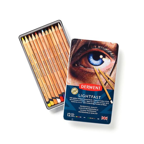 Derwent Lightfast Pencils Tin Of 12