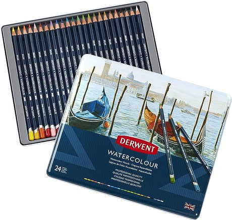 Derwent Watercolour Pencils 24 Tin