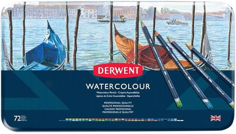 Derwent Watercolour Pencils Tin Of 72
