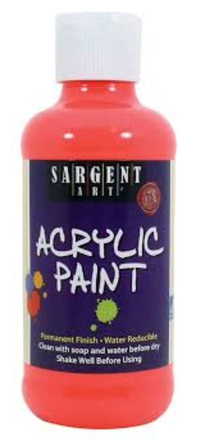 Sargent Art Neon Acrylic Paints 8 OZ