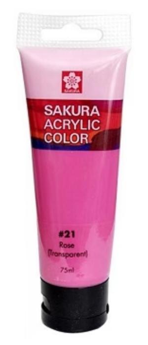 SAKURA ACRYLIC COLORS 75ML TUBE
