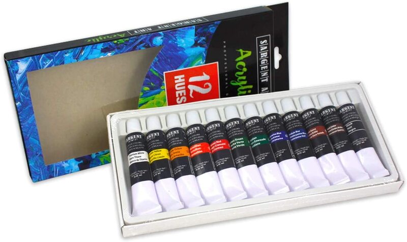 Sargent Art Acrylic Tube Paint Set (23-0501)-12x12ml Multicolour