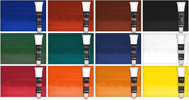 Sargent Art Acrylic Tube Paint Set (23-0501)-12x12ml Multicolour