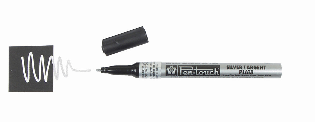 Sakura Pen Touch Silver Fine Point Marker 1.0mm