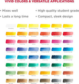 Sakura KOI Watercolor Pocket Field Sketch Box - 48 Color Set