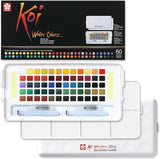 Sakura KOI Watercolor Studio Set - 60 Colors: Comprehensive Palette for Versatile Artists