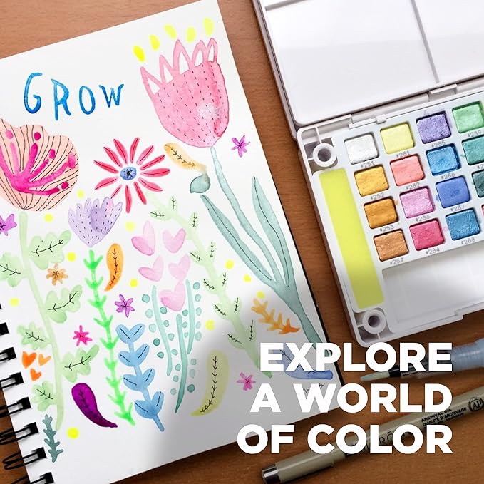 Sakura KOI Watercolor Studio Set - 60 Colors: Comprehensive Palette for Versatile Artists