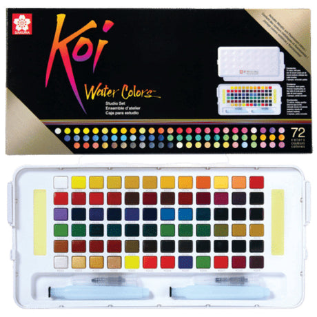 Sakura KOI Watercolor Studio Set - 72 Colors