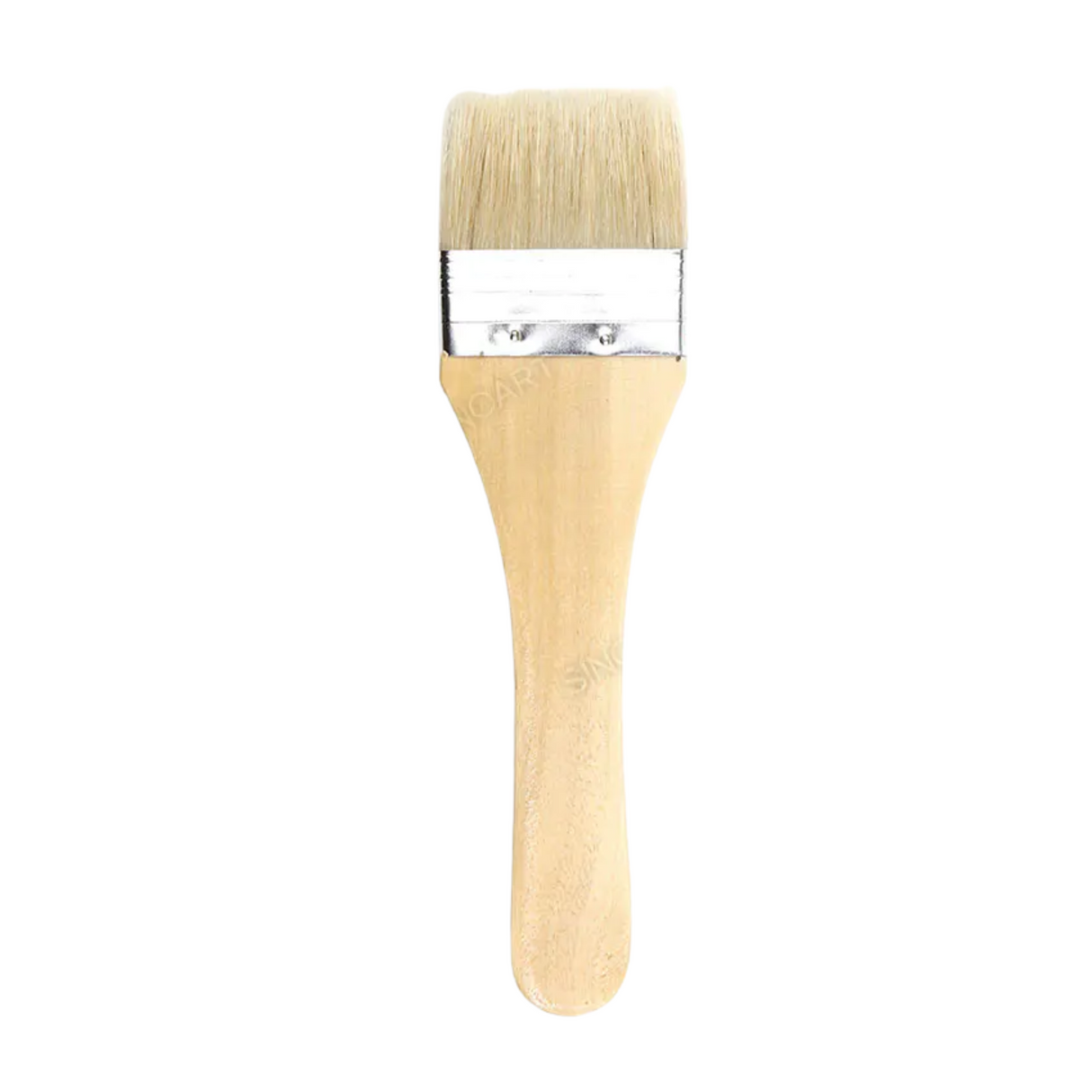 Sinoart Bristle Flat Brushes with Aluminum Ferrule - B0028