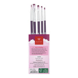 PANART TWO TONE SYNTHETIC SH BRUSH SET OF 5 PCS- TT-06 (R-6 F-2,4,6,8)
