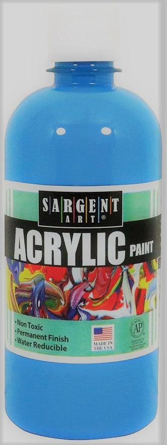 SARGENT ART ACRYLIC REGULAR  PAINTS 16 OZ/CB