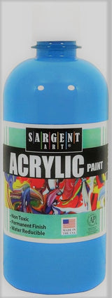 SARGENT ART ACRYLIC REGULAR  PAINTS 16 OZ/CB