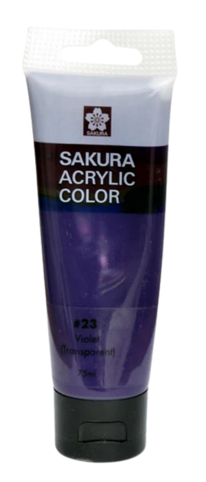 SAKURA ACRYLIC COLORS 75ML TUBE