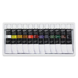 Sargent Art 23-0701 Tube Watercolors Set, Premium,Assorted, 0.40 Fl Oz (Pack Of 12)