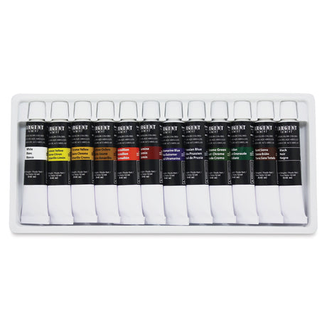 Sargent Art 23-0701 Tube Watercolors Set, Premium,Assorted, 0.40 Fl Oz (Pack Of 12)