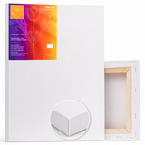 Panart Premium Stretched Cotton Canvas – 21x29.7cm (A4), 350gsm, 38x25mm Frame