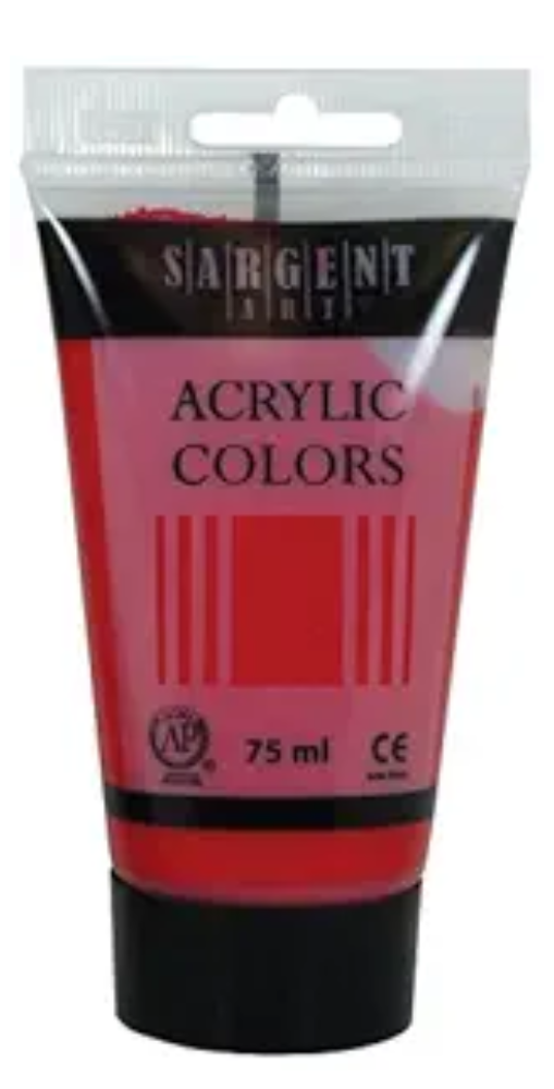 SARGENT ART ACRYLIC PAINT TUBE 75ML