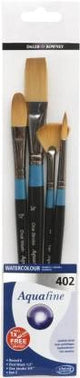 DALER ROWNEY AQUAFINE WALLET 402 4 BRUSH SET