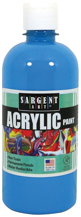 SARGENT ART ACRYLIC REGULAR  PAINTS 16 OZ/CB