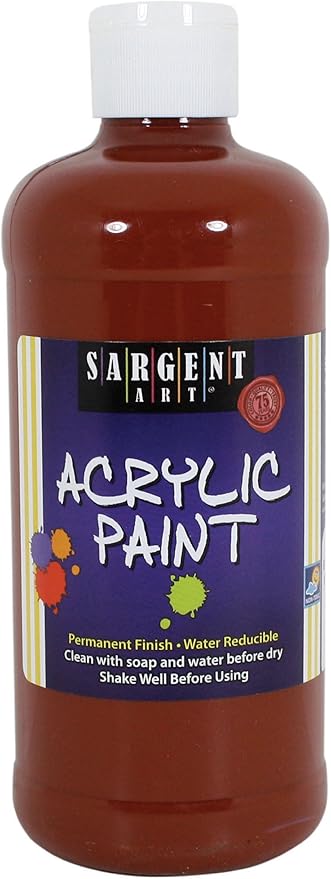 SARGENT ART ACRYLIC REGULAR  PAINTS 16 OZ/CB