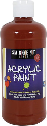 SARGENT ART ACRYLIC REGULAR  PAINTS 16 OZ/CB