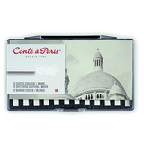 Colart Conte a Paris Esquisse Carre Set White HB