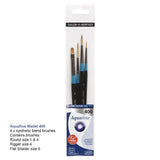 DALER ROWNEY AQUAFINE WALLET 400- 4 BRUSH SET