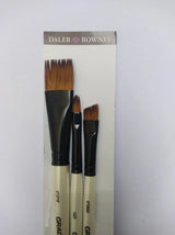 Daler Rowney Graduate Synthetic Combo 3 Brush Set