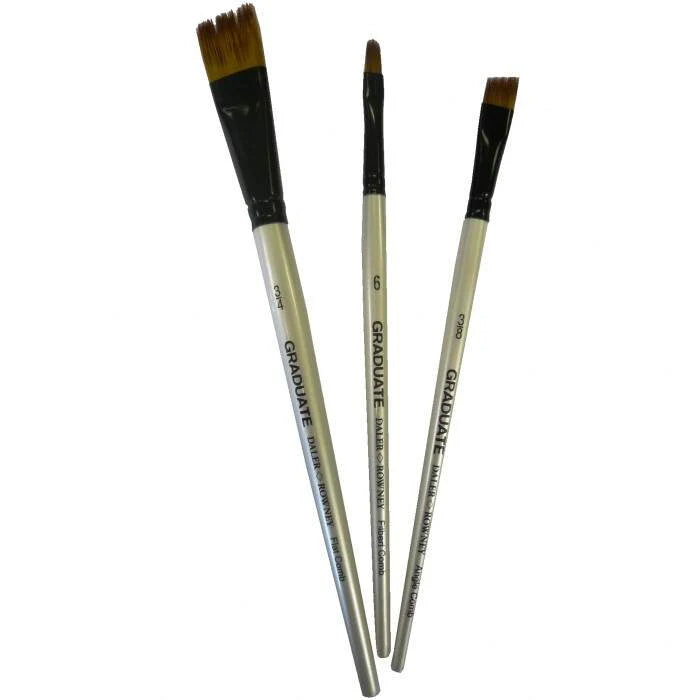 Daler Rowney Graduate Synthetic Combo 3 Brush Set