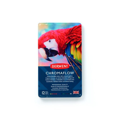 Derwent Chromaflow Pencils Tin Of 12