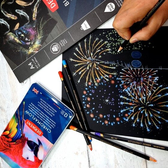 Derwent Chromaflow Pencils Tin Of 24