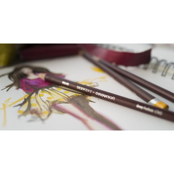 Derwent Coloursoft Pencil 12 Tin