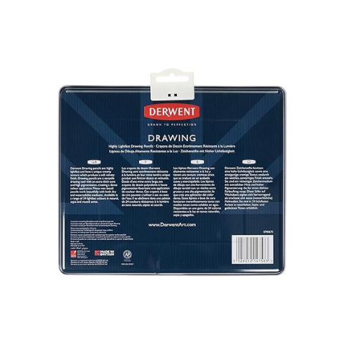 Derwent Drawing Pencils 24 Tin