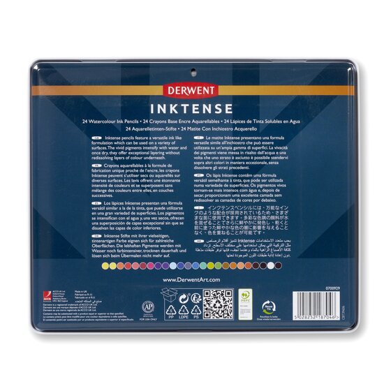 Derwent Inktense Pencil 24 Tin
