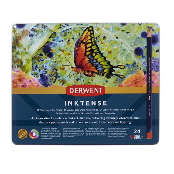 Derwent Inktense Pencil 24 Tin