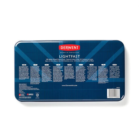 Derwent Lightfast Pencils Tin Of 72