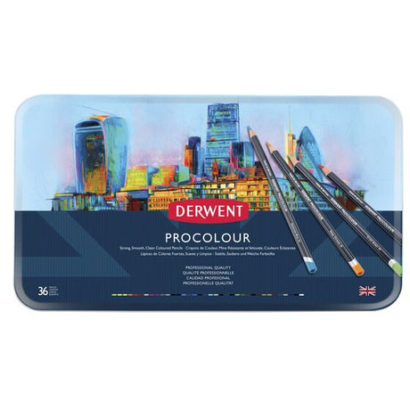 Derwent Procolour Pencils 36 Tin