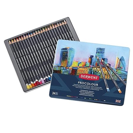 Derwent Procolour Pencils 24 Tin