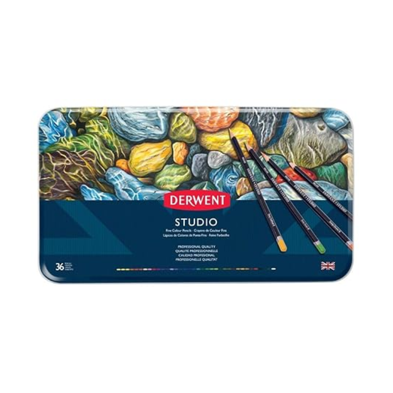 Derwent Studio Pencils Tin Of 36