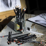 Derwent Tinted Charcoal Blister Pencil Pack of 6