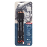 Derwent Charcoal 4 Pencil Blister Set