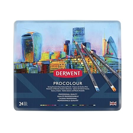 Derwent Procolour Pencils 24 Tin