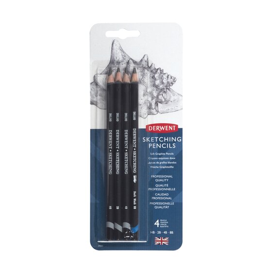 Derwent Sketching Pencils Blister Pack of 4