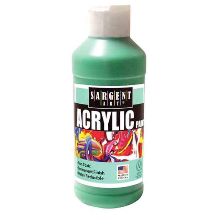 SARGENT ART ACRYLIC REGULAR PAINTS 8 OZ/CB